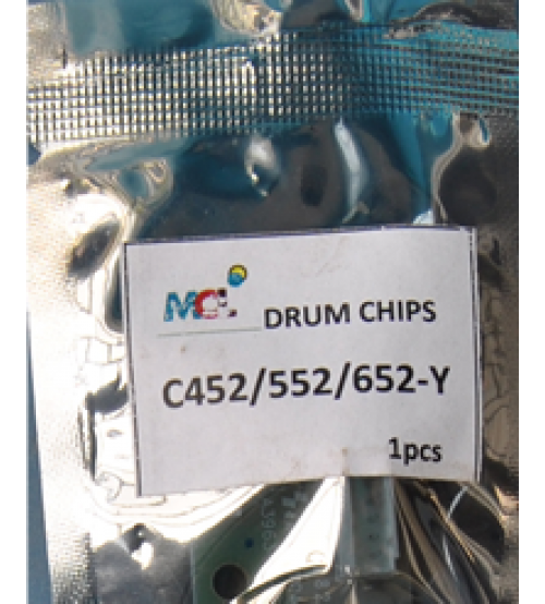Bizhub C452 C552 C652  Yellow Drum Chip
